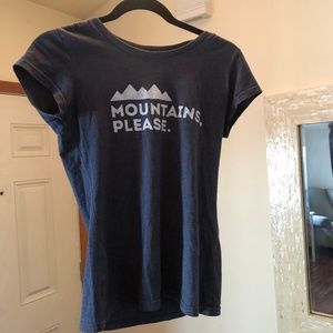 Mountains Please T Shirt